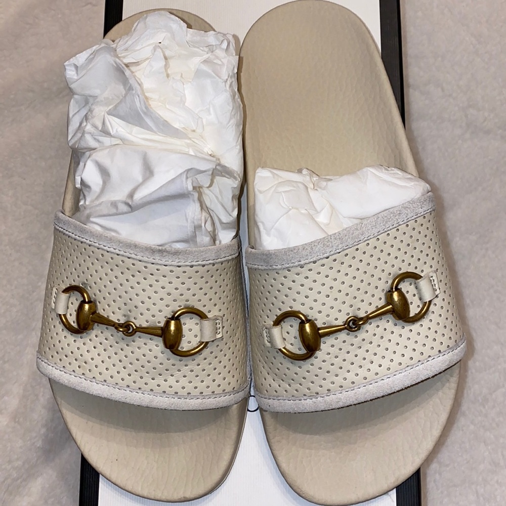 Gucci suede sandals size 38